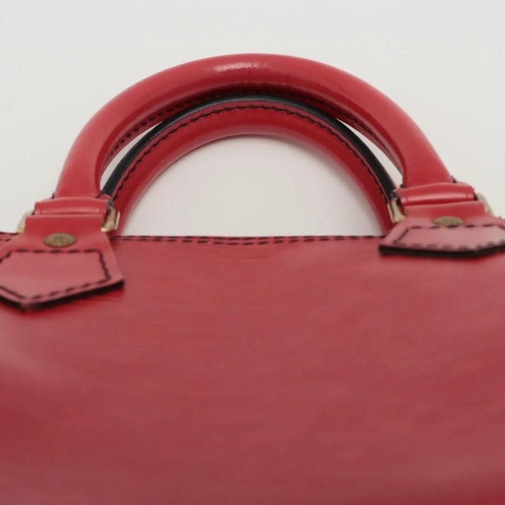 Louis Vuitton Epi Speedy 25 Red With Gold Hardware M43017 - Picture 6 of 13